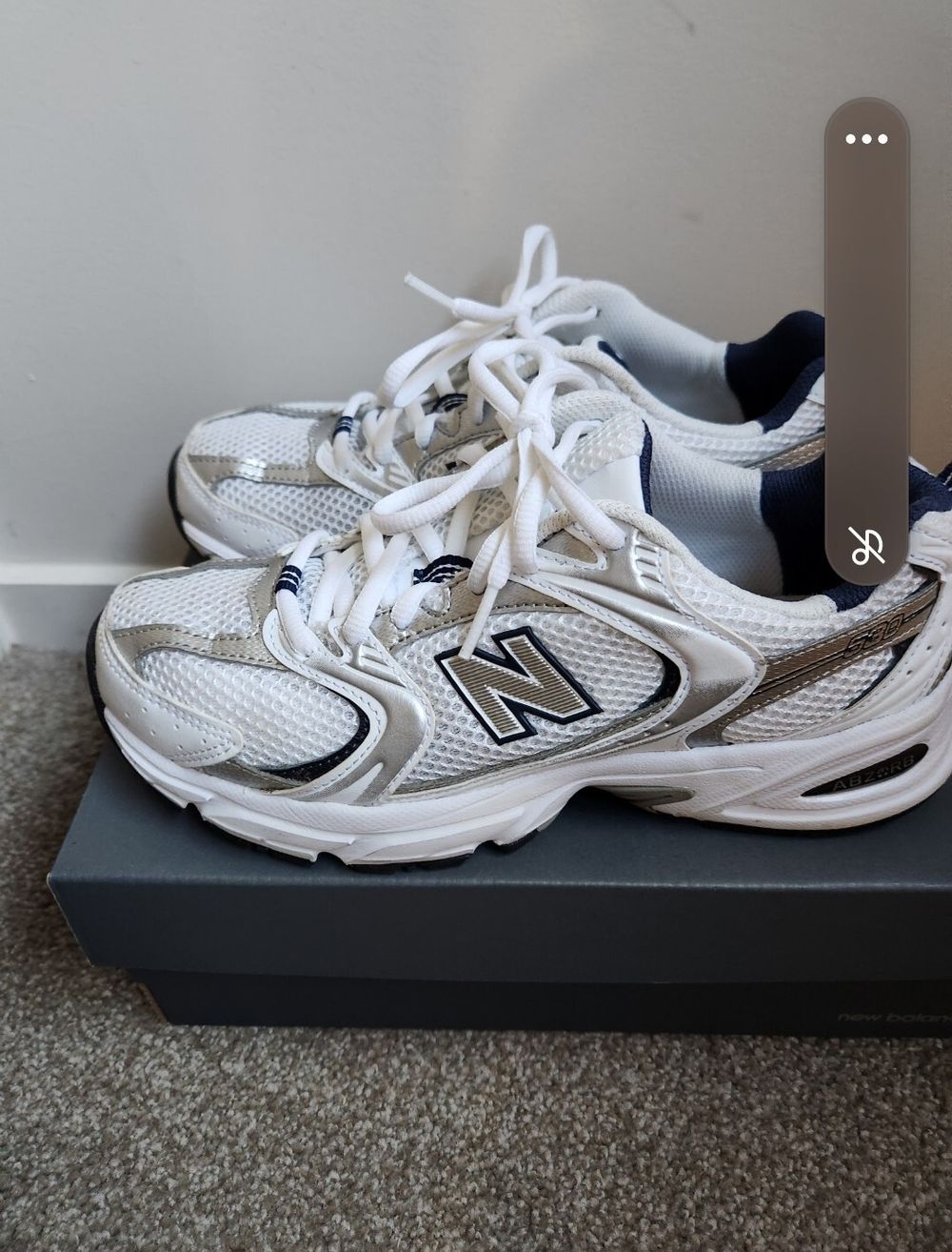 New Balance 530 White/Natural Indigo