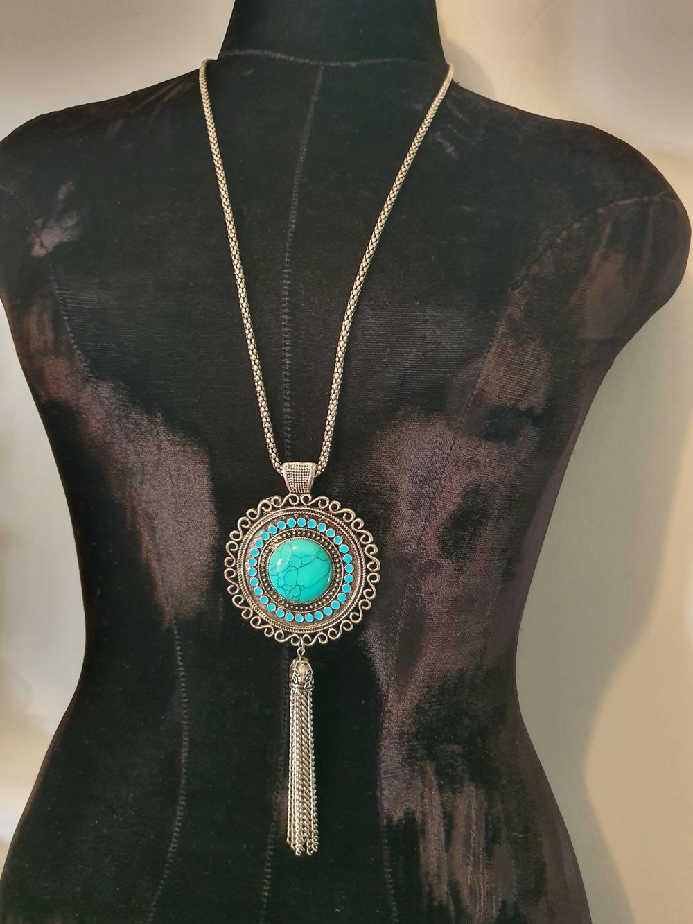 Statement boho necklace