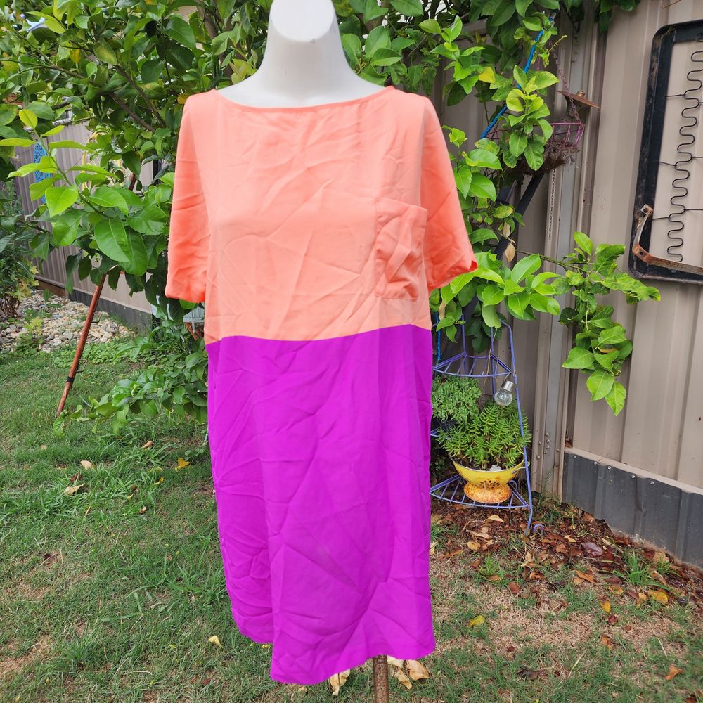 YALY COUTURE 2 tone dress