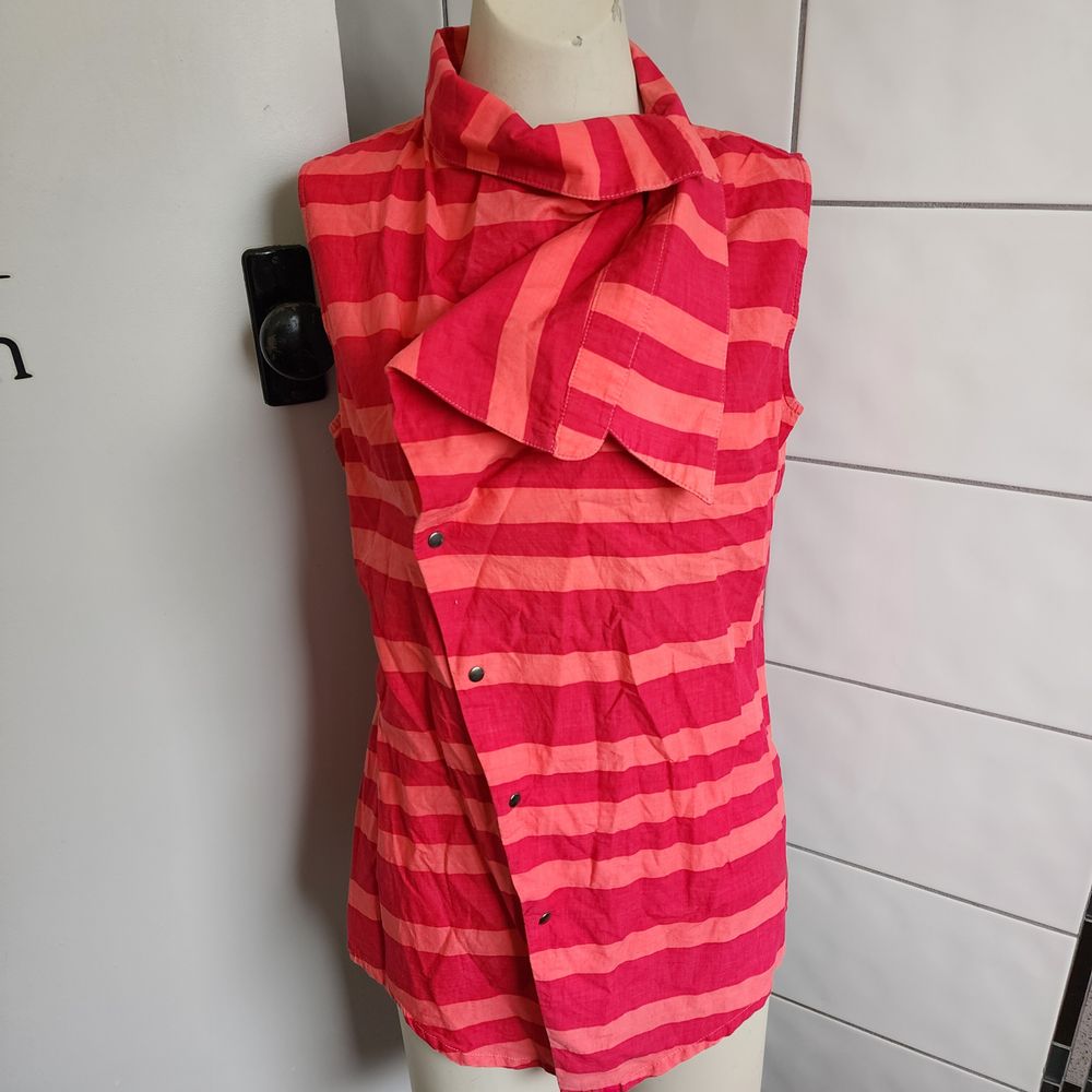 PING PONG 2 tone stripe shirt