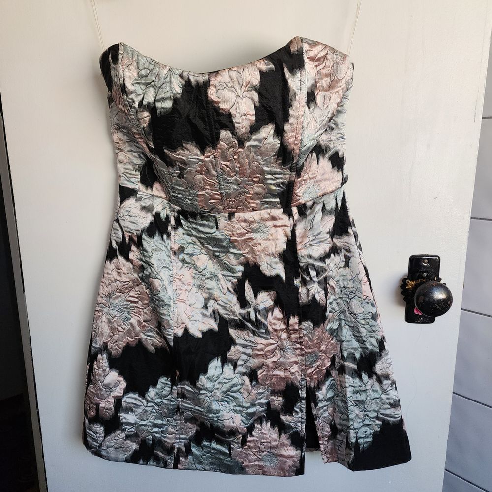 Showpo Brailey Strapless Mini Dress