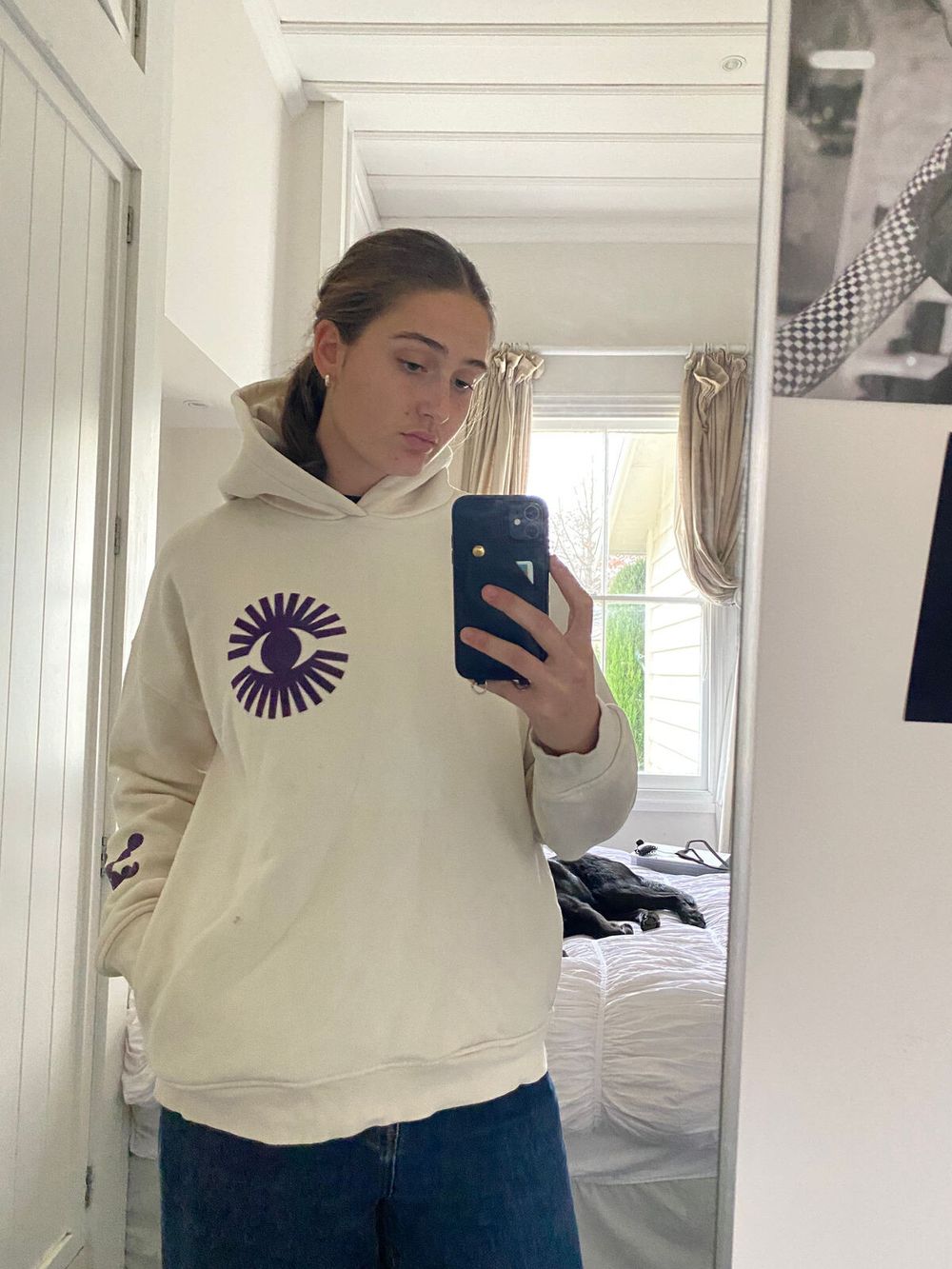 White Zara Hoodie