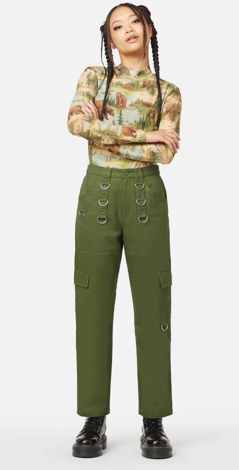 Green Cargo Pants