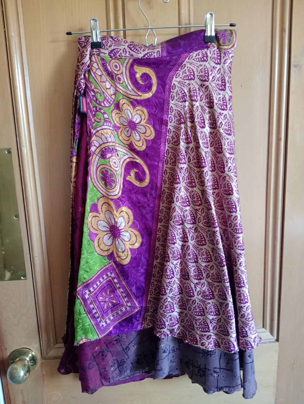 Ula midi wrap skirt