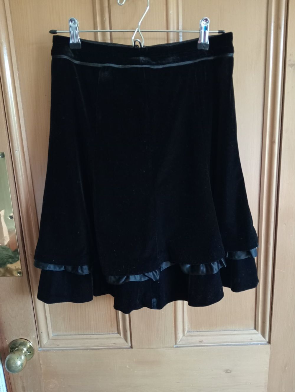 Black Velvet Skirt