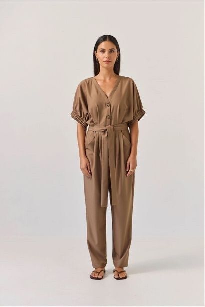 Tuesday Label brown jumpsuit (12) - pants / playsuit