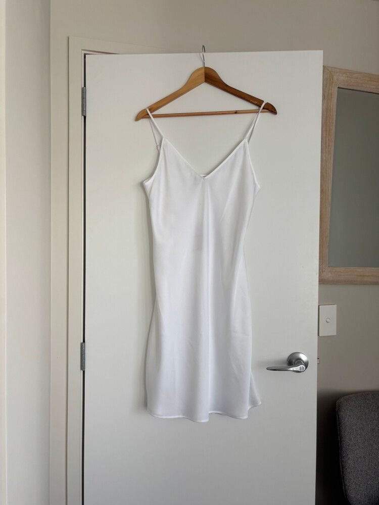 Bread & Butter Moochi White Slip Dress - Size 12