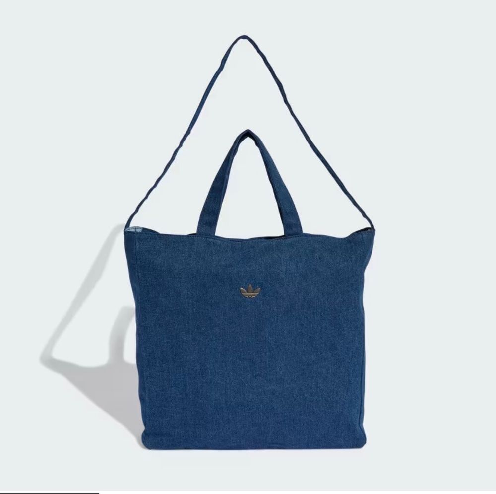 Adidas Blue Denim Tote Bag - New with tags