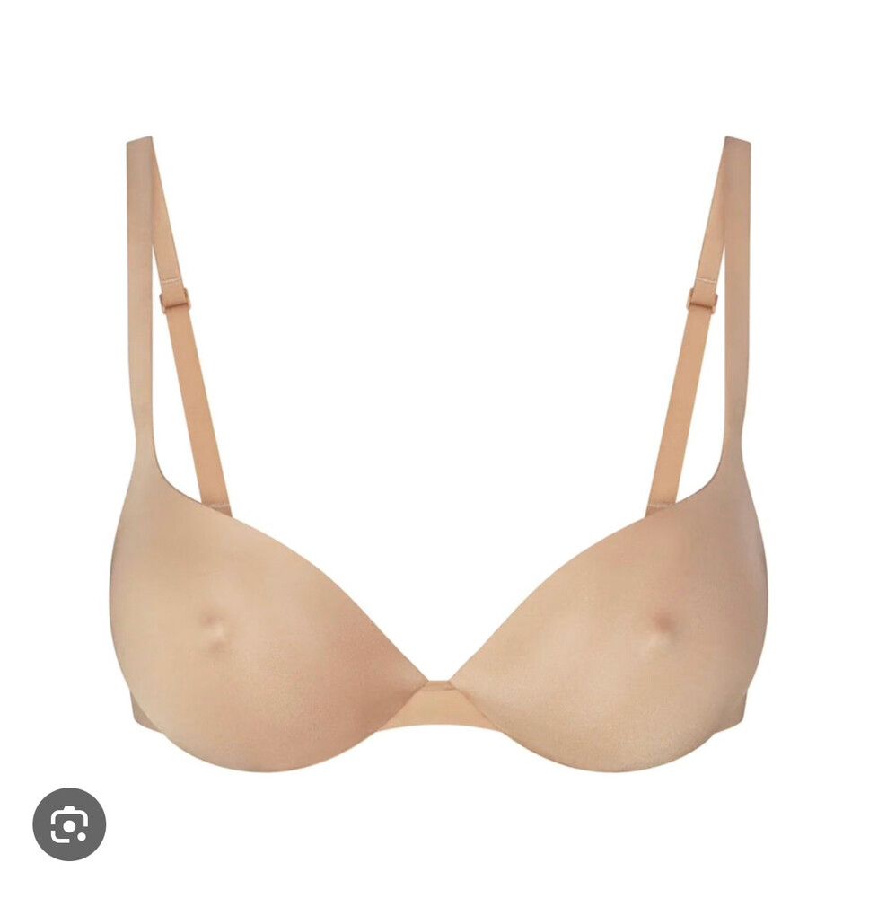 skims nipple push up bra