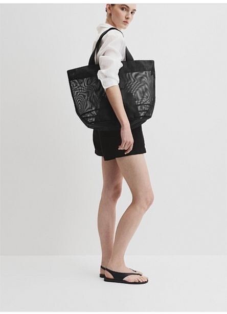 Country Road Black mesh shopper Tote Bag