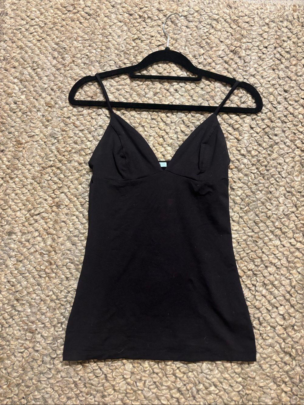 Kookai Black Camisole longline Top