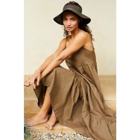 Anthropologie Charlie Holiday Isabella Cover-Up Midi Dress Sz. 8