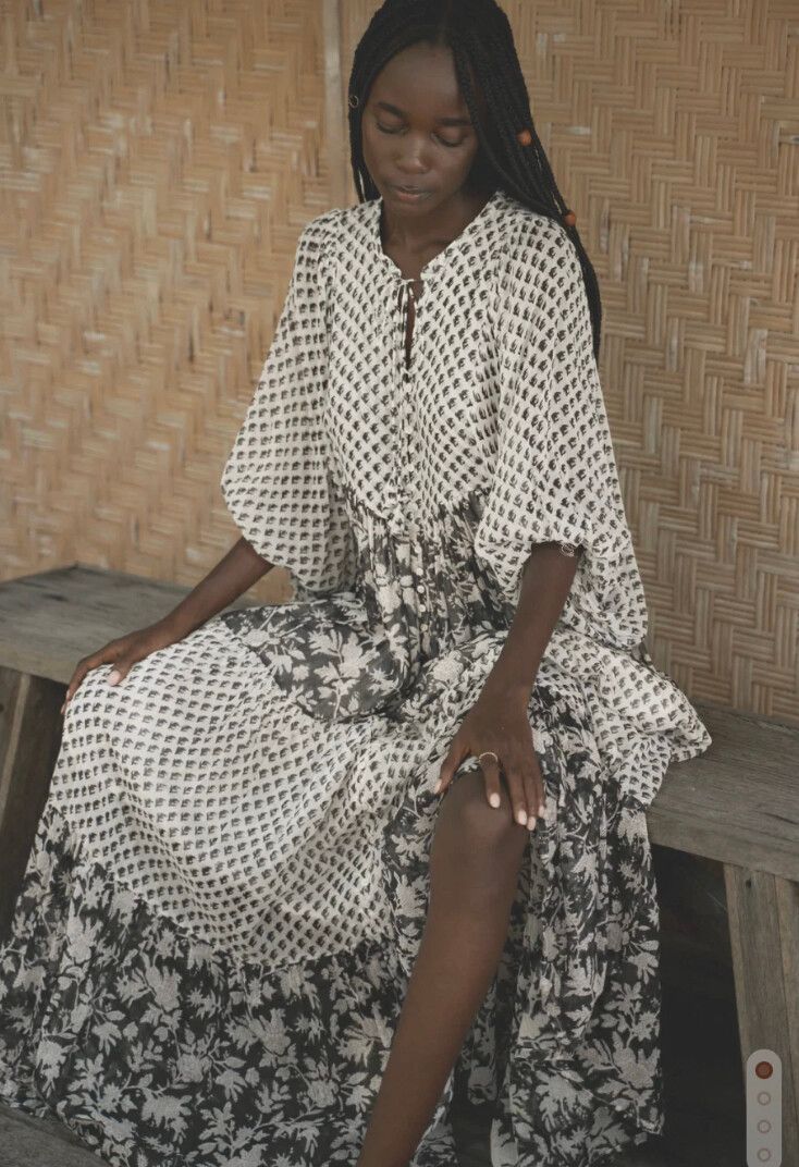 Daughters of India - NEW Nora Midi Dress - Size XS