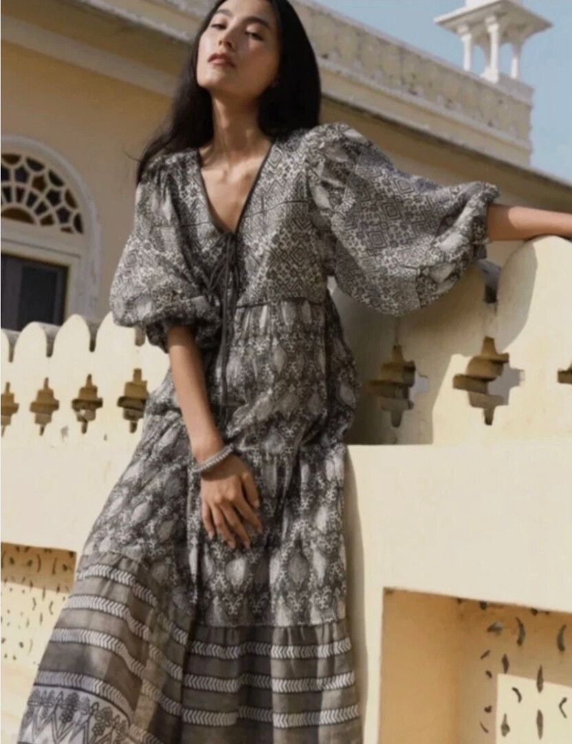 Daughters of India - New Jasmine Midi Dress - Size M