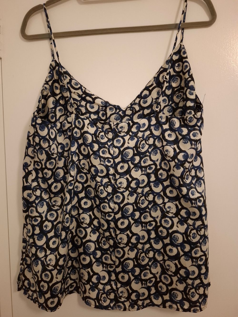 Primark Blue and Black Cami Top