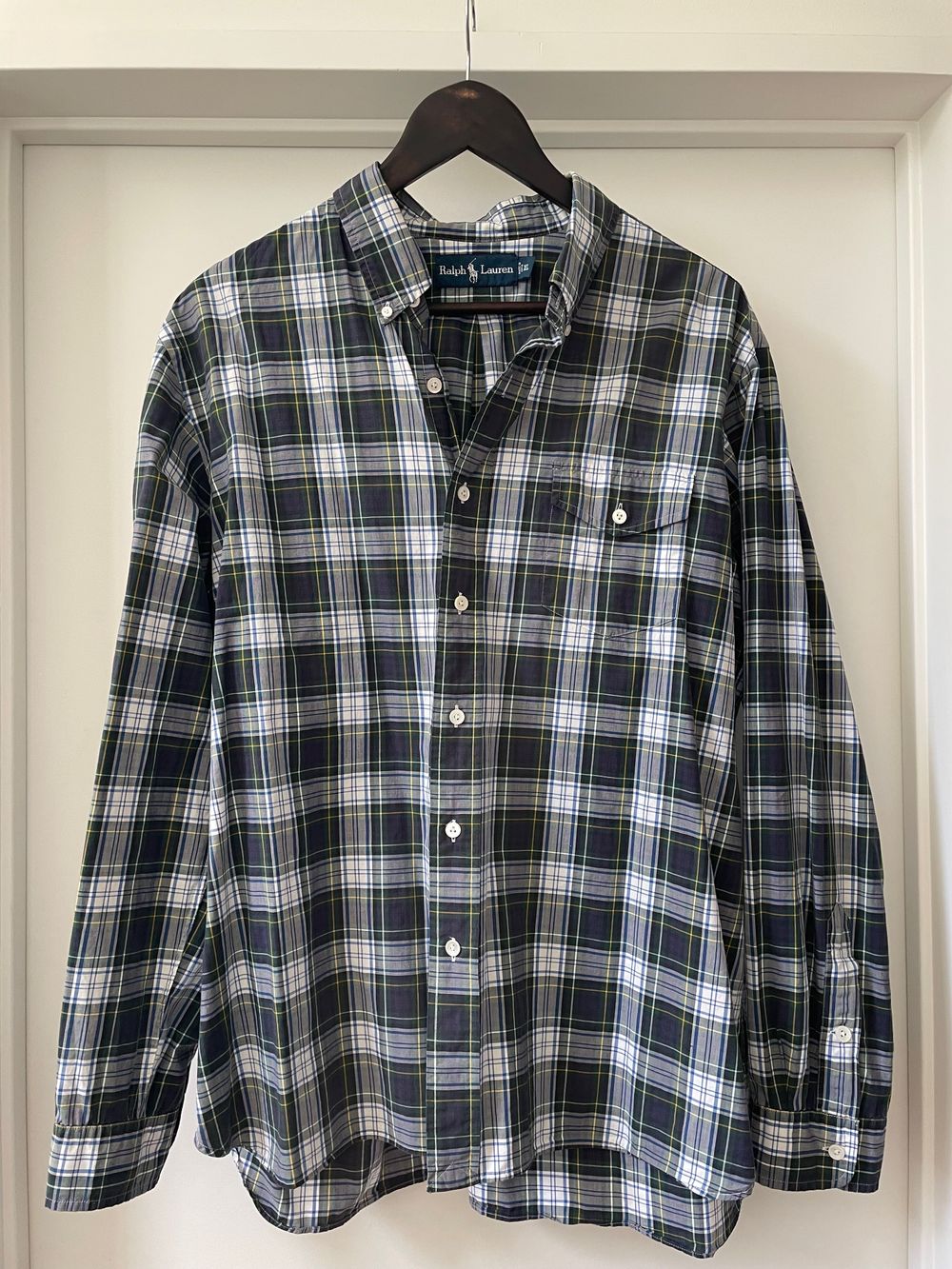 Ralph Lauren Green Plaid Shirt