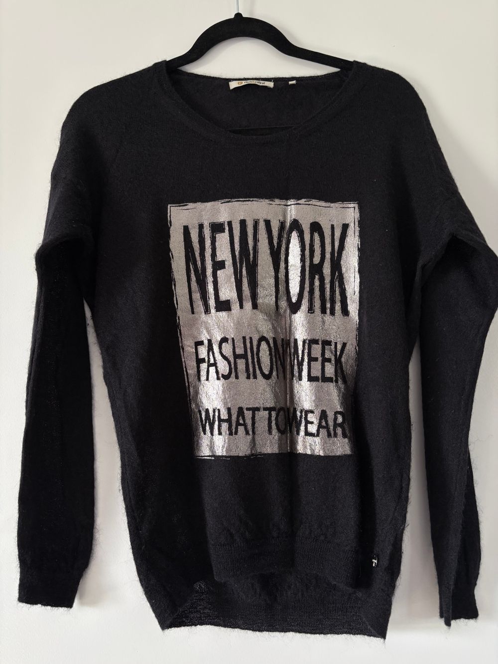 Rich & Royal Black Knit Jumper