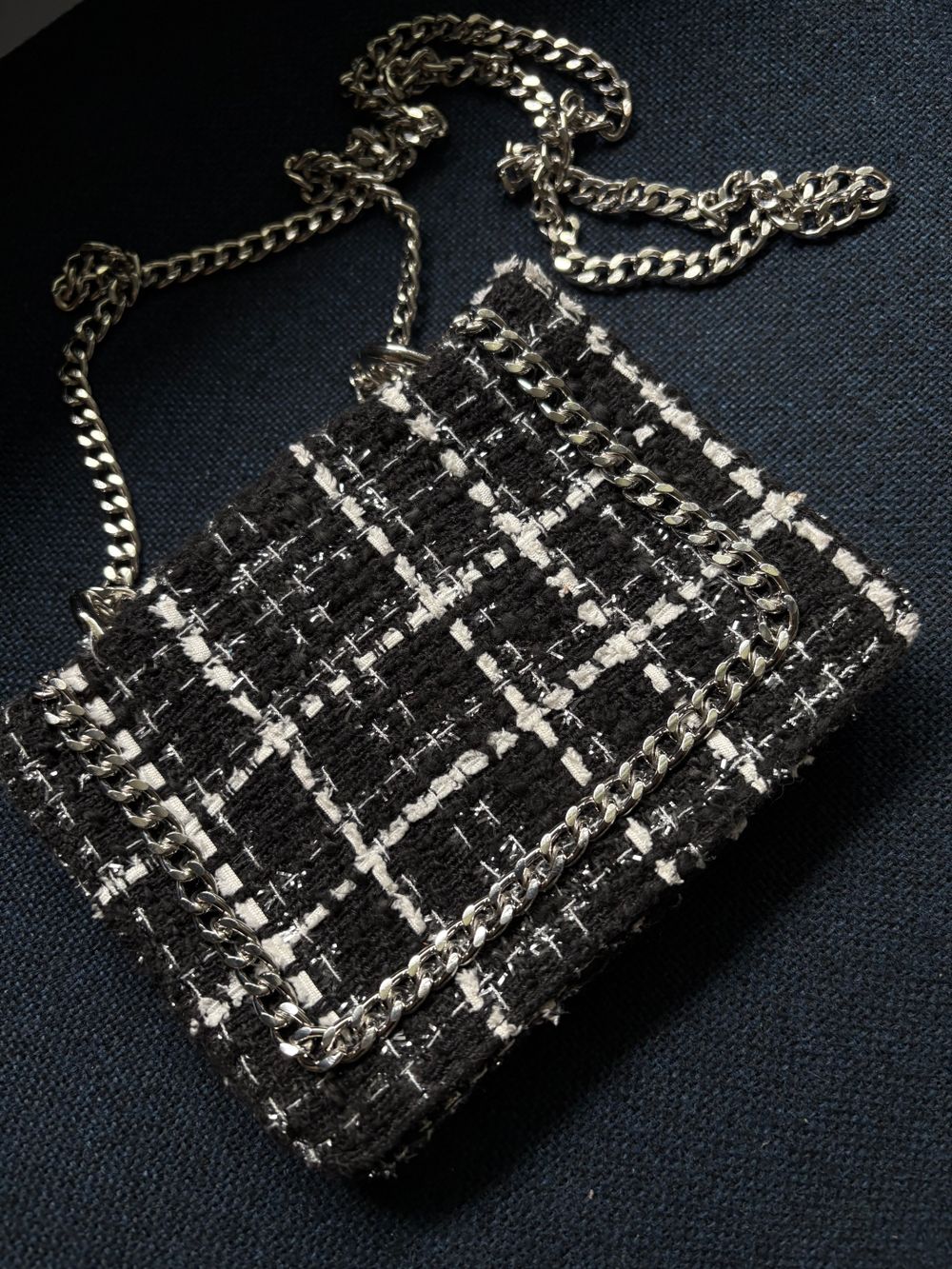 Decjuba black and white little Bag/Clutch