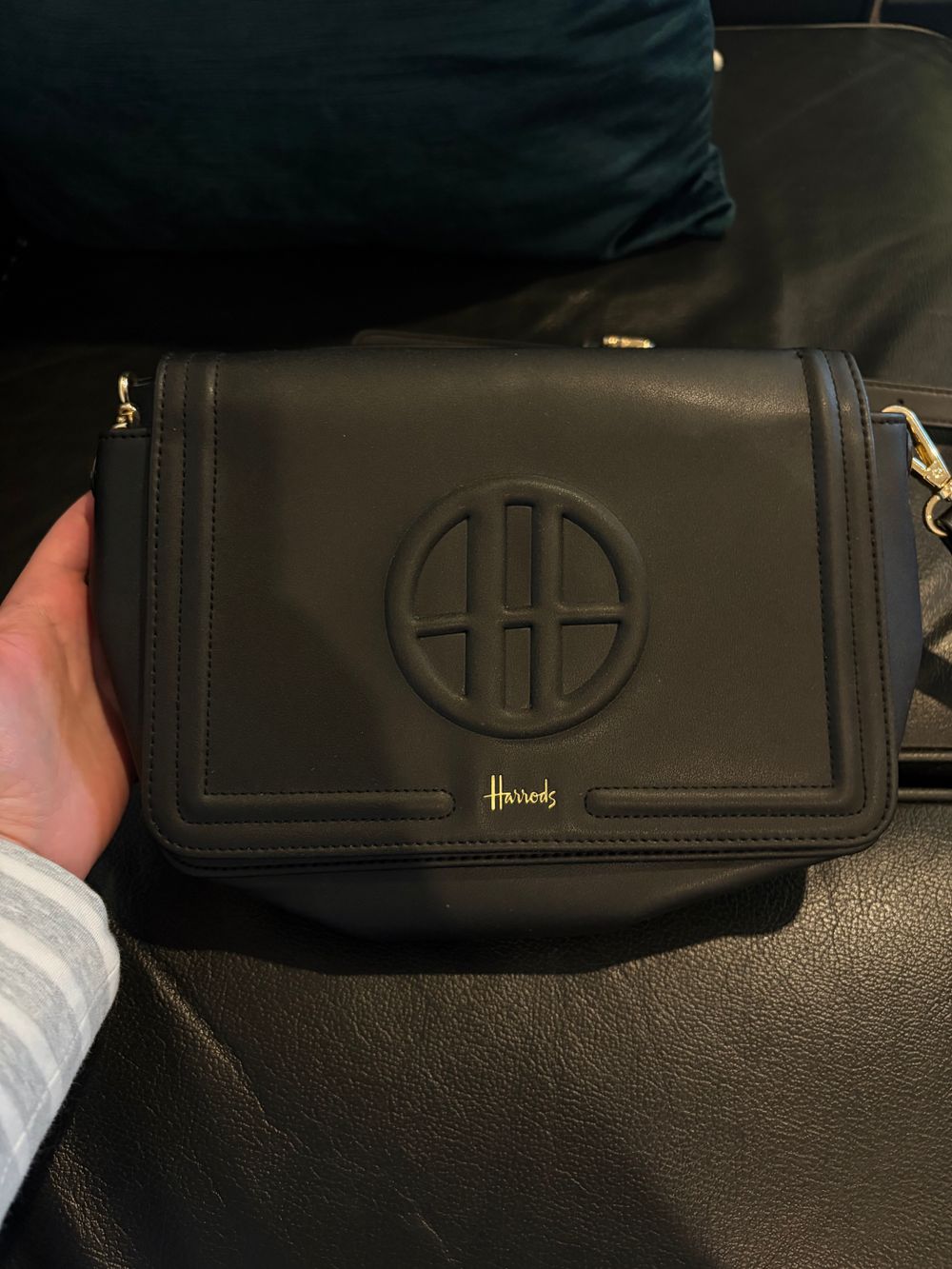 Harrods Black Handbag