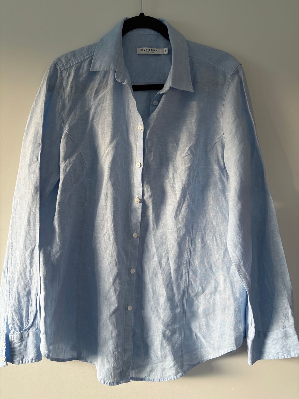 Sportscraft Blue Linen Shirt