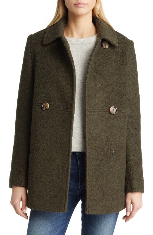 Size 14 - part wool "Sam Edelman" coat in good condition!