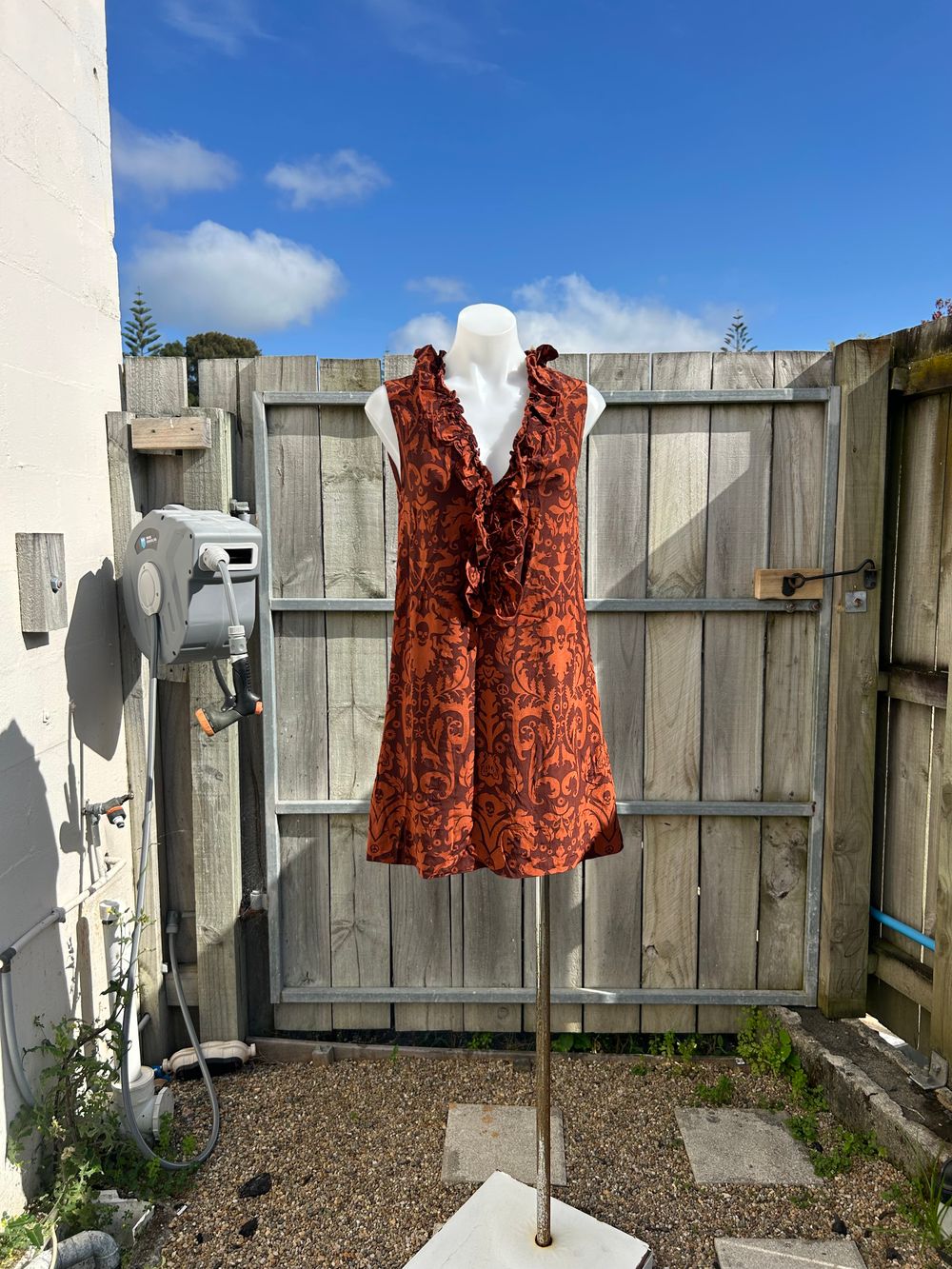Size 8 - silk "Karen Walker" dress in good condition!