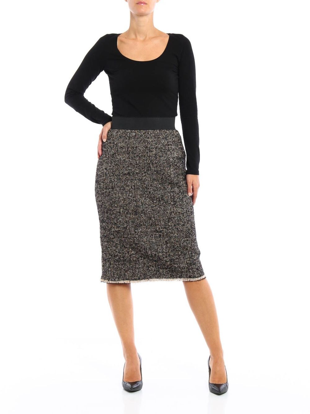 Size 16 - wool and mohair "Dolce & Gabbana" skirt in good condition!