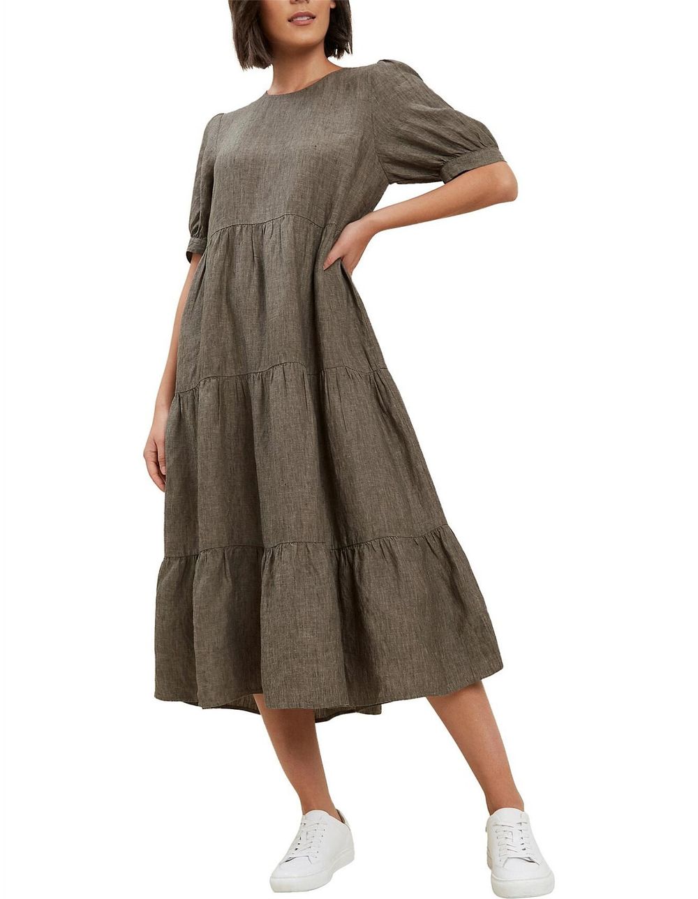 Cute Seed Heritage Khaki Dress