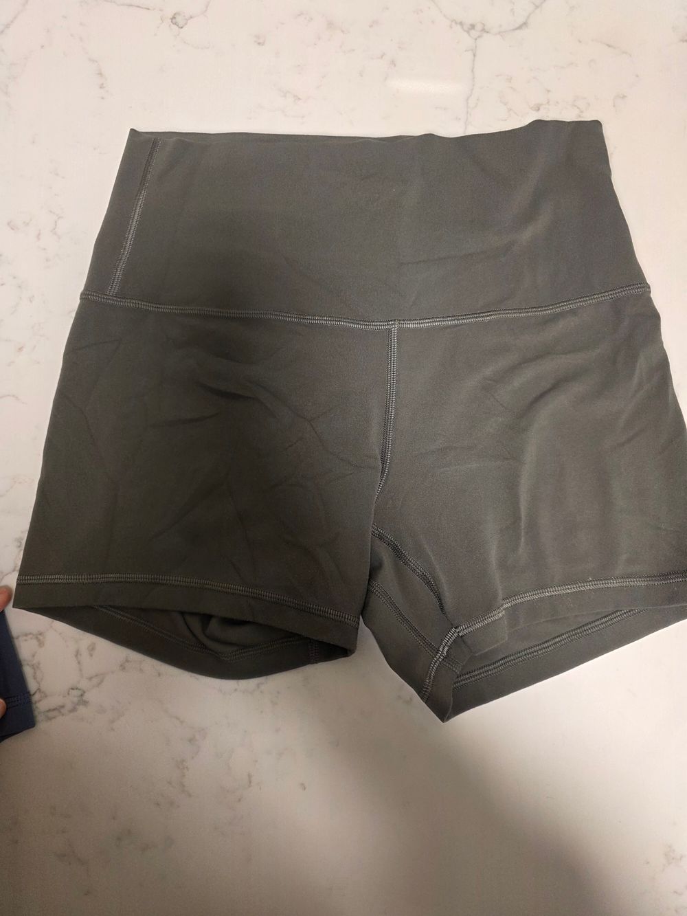 lululemon olive Green align Shorts