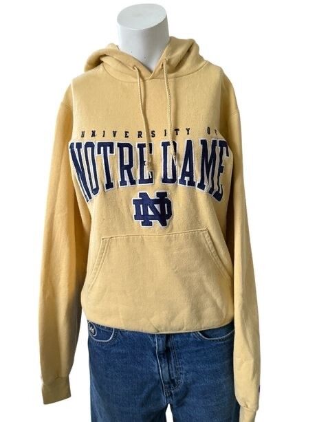 Yellow Champion Notre Dame Hoodie