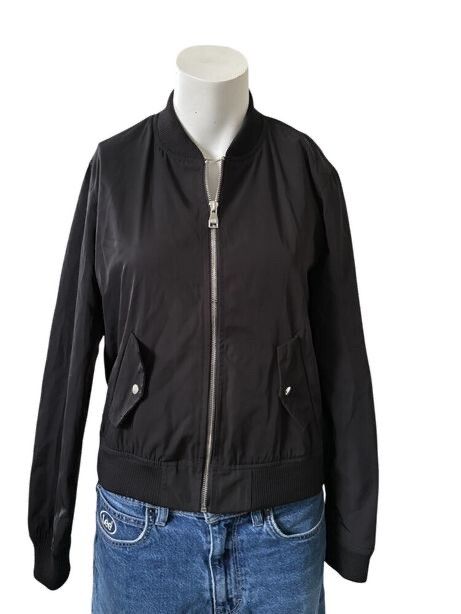 Black Bershka Bomber Jacket