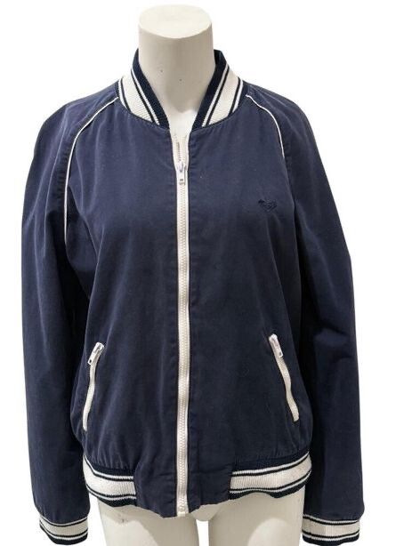Navy Roxy Bomber Jacket