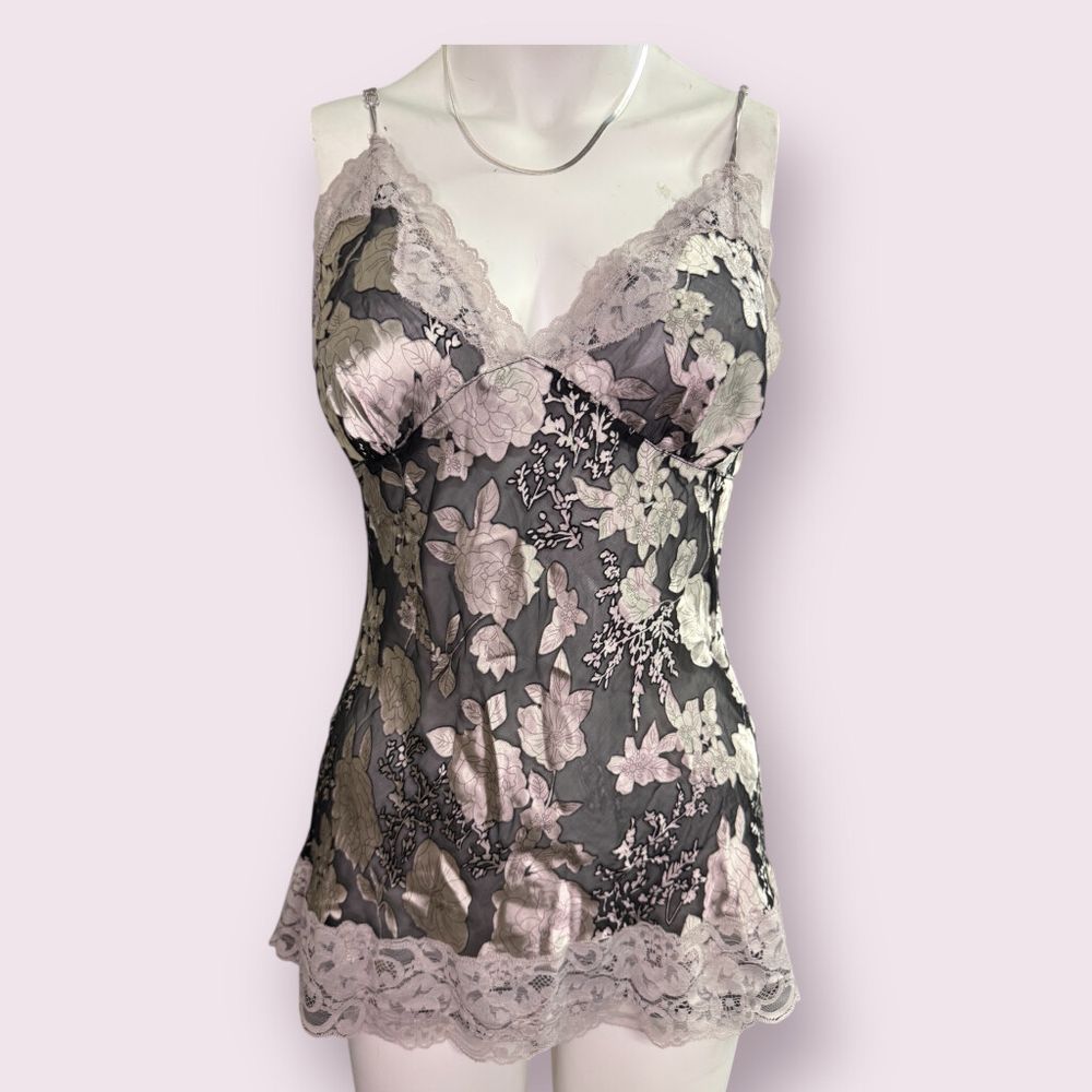 Mary Green Floral Silk Cami Top