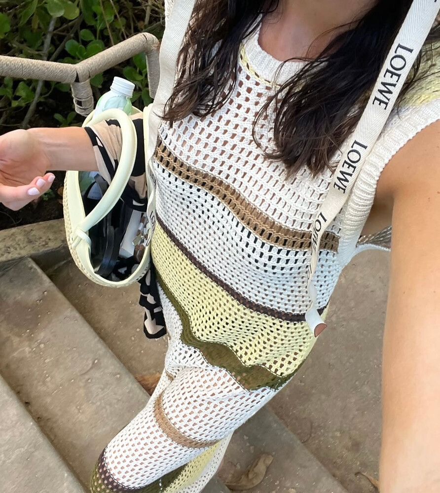 VRG Girl crochet Maxi dress