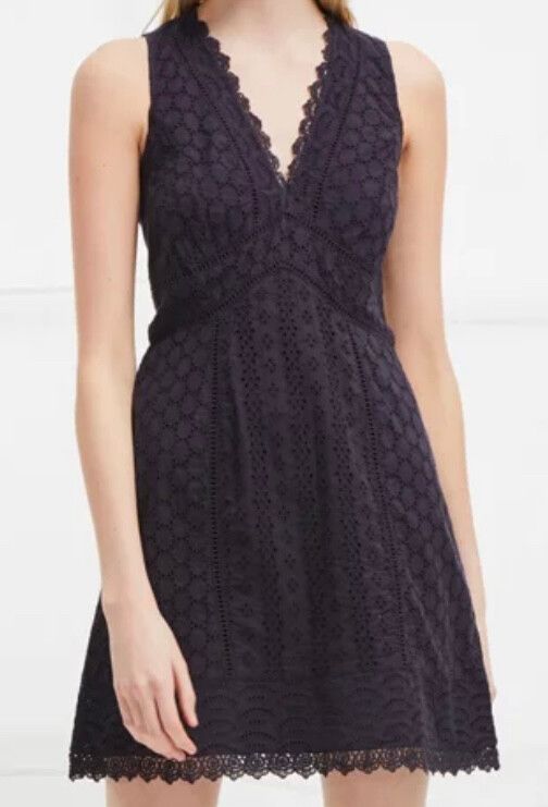 FCUK (French Connection) - FCUK V Neck Lace Dress on Designer Wardrobe