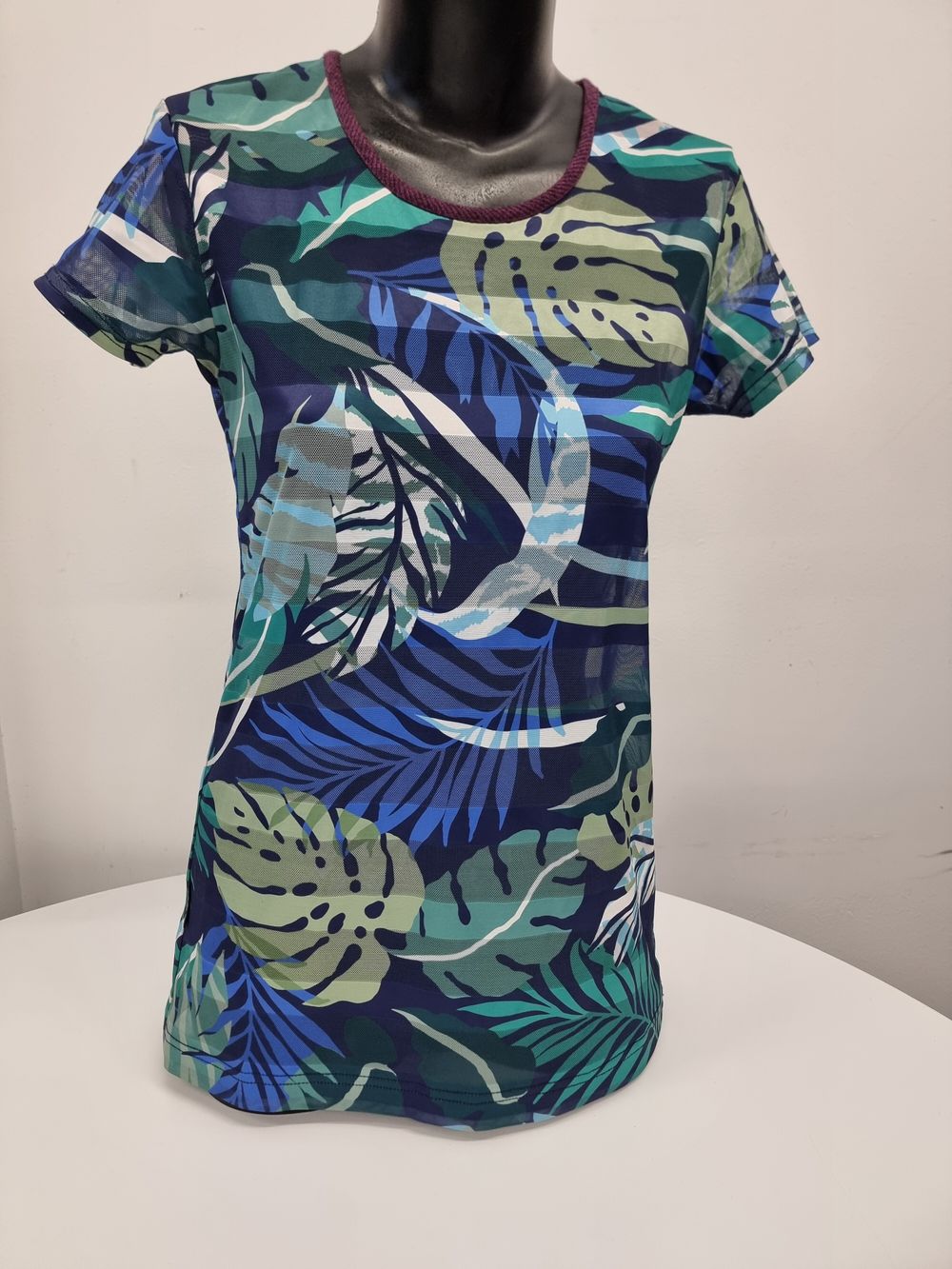 Mesh Print Top