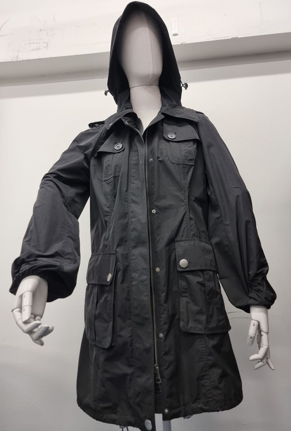 Black Burberry Coat