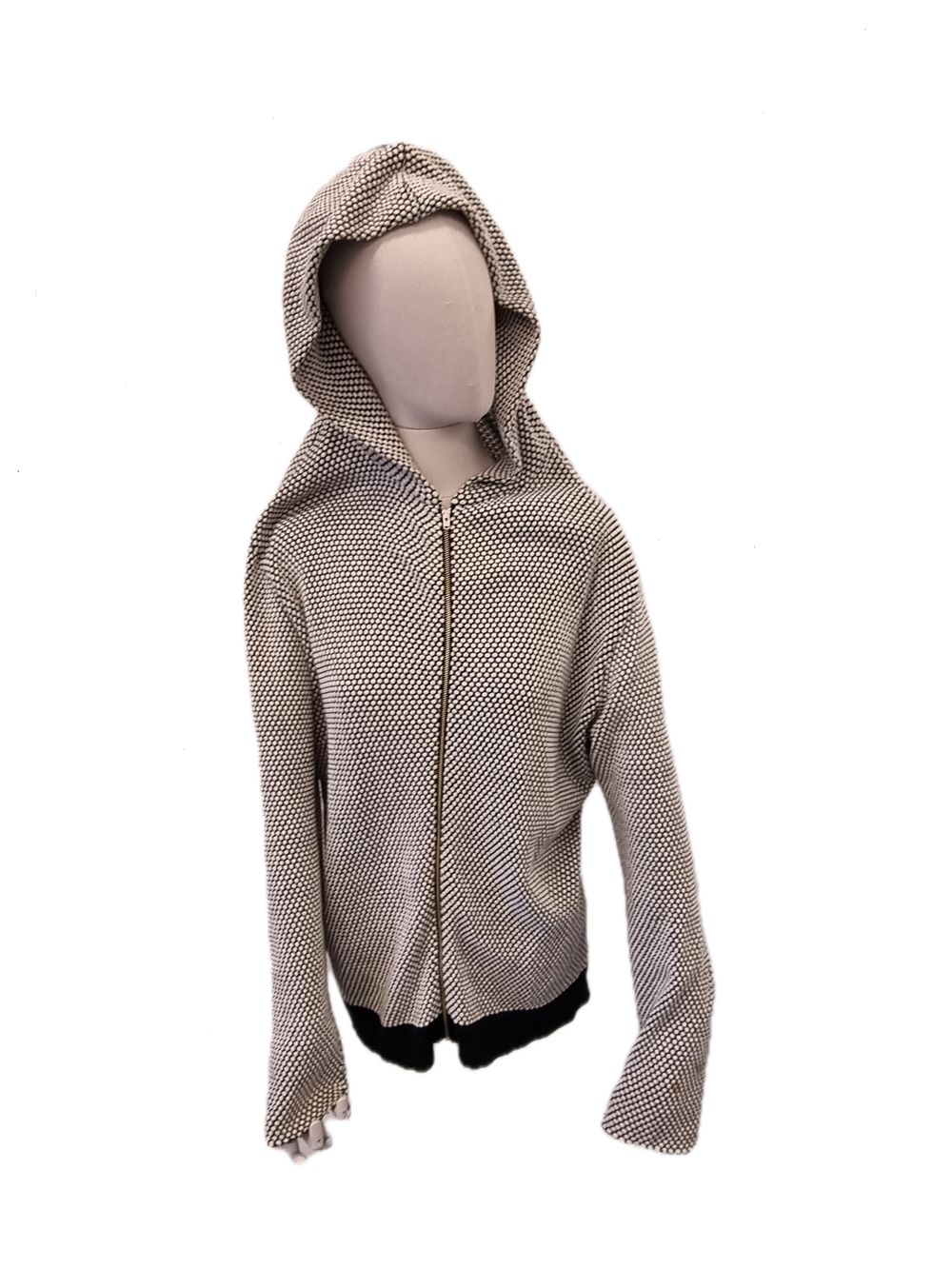 World Man 2013 ETE Black White Hooded Jacket