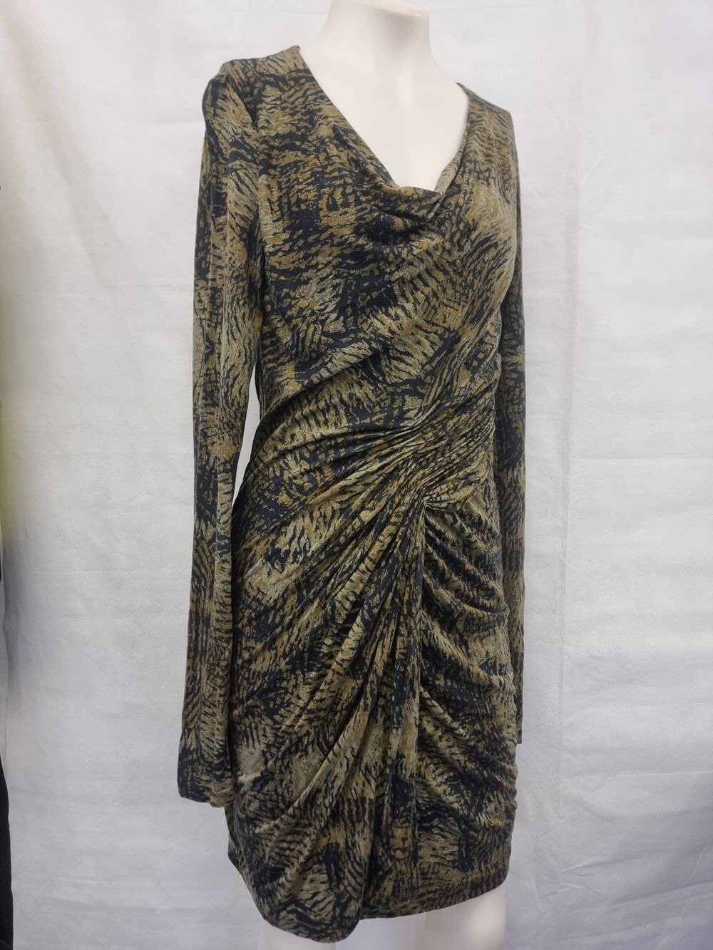 Country Road Long Sleeved Jersey knit Midi Dress - S