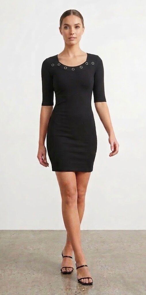 kookai black mini dress Jac Mini Dress