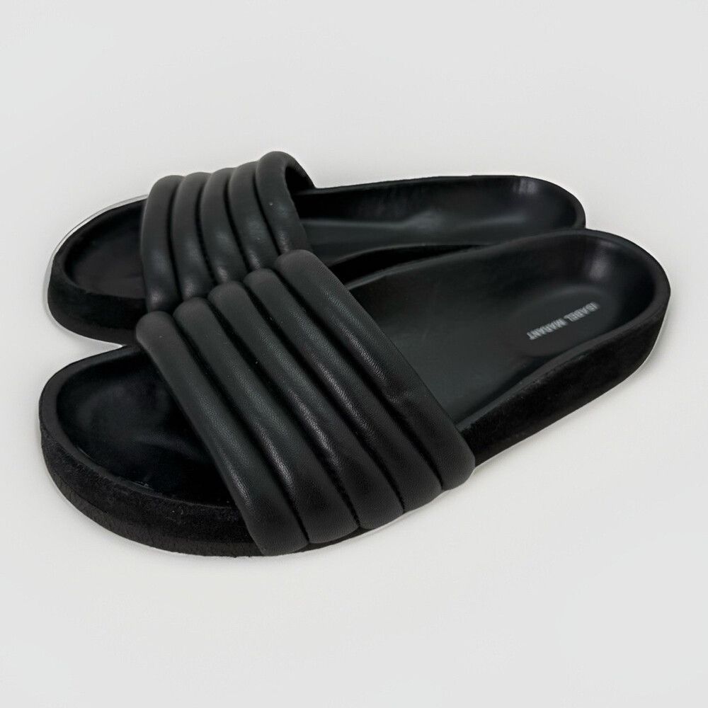 Isabel Marant Black Slides