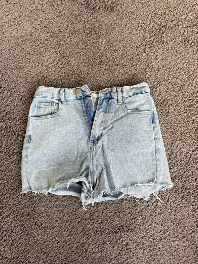 Carina Linn Light Wash Denim Shorts