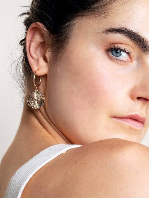 Ana Luisa x Michelle Choi Gold Coin Hoops