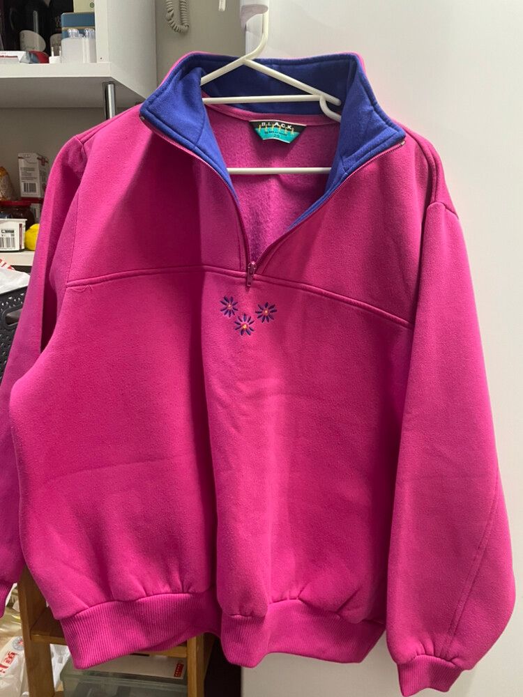 Black Pepper Breakaway Pink Embroidered Jumper