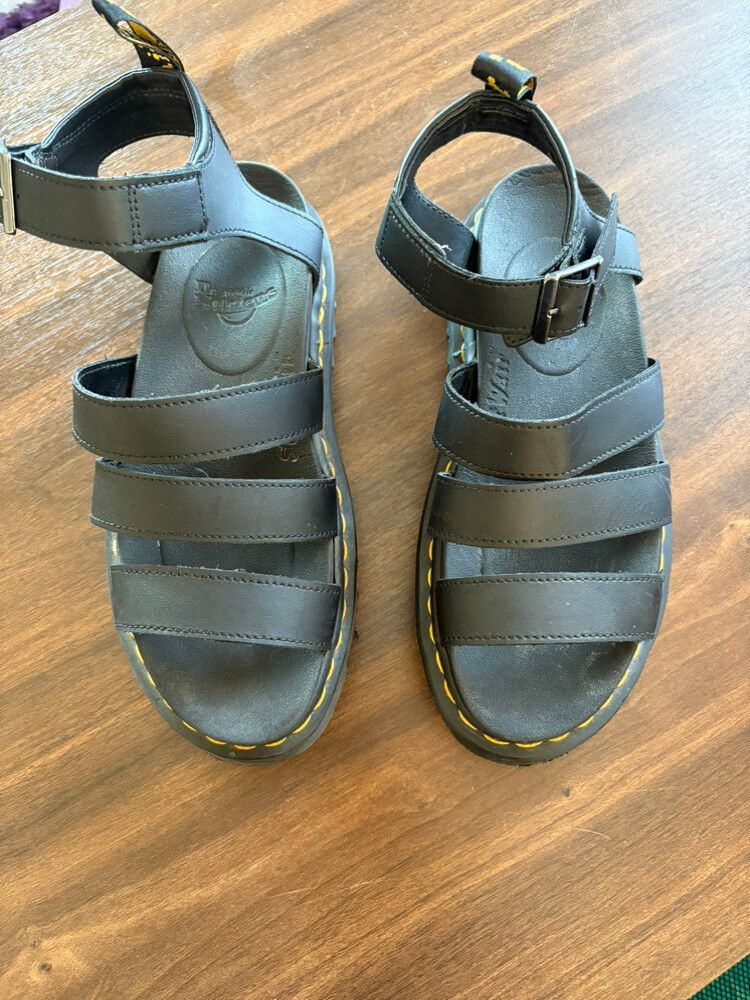 Dr Martens Black Sandals