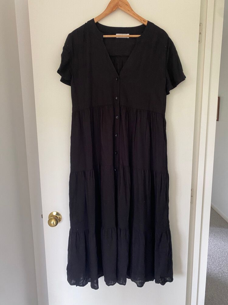chinese dress ladies ThirtyOne Linen-Blend Dress – Gracemade main image 1