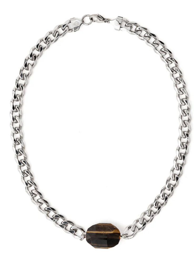 Cathy Pope Classic Chunky Choker Tigers Eye Necklace