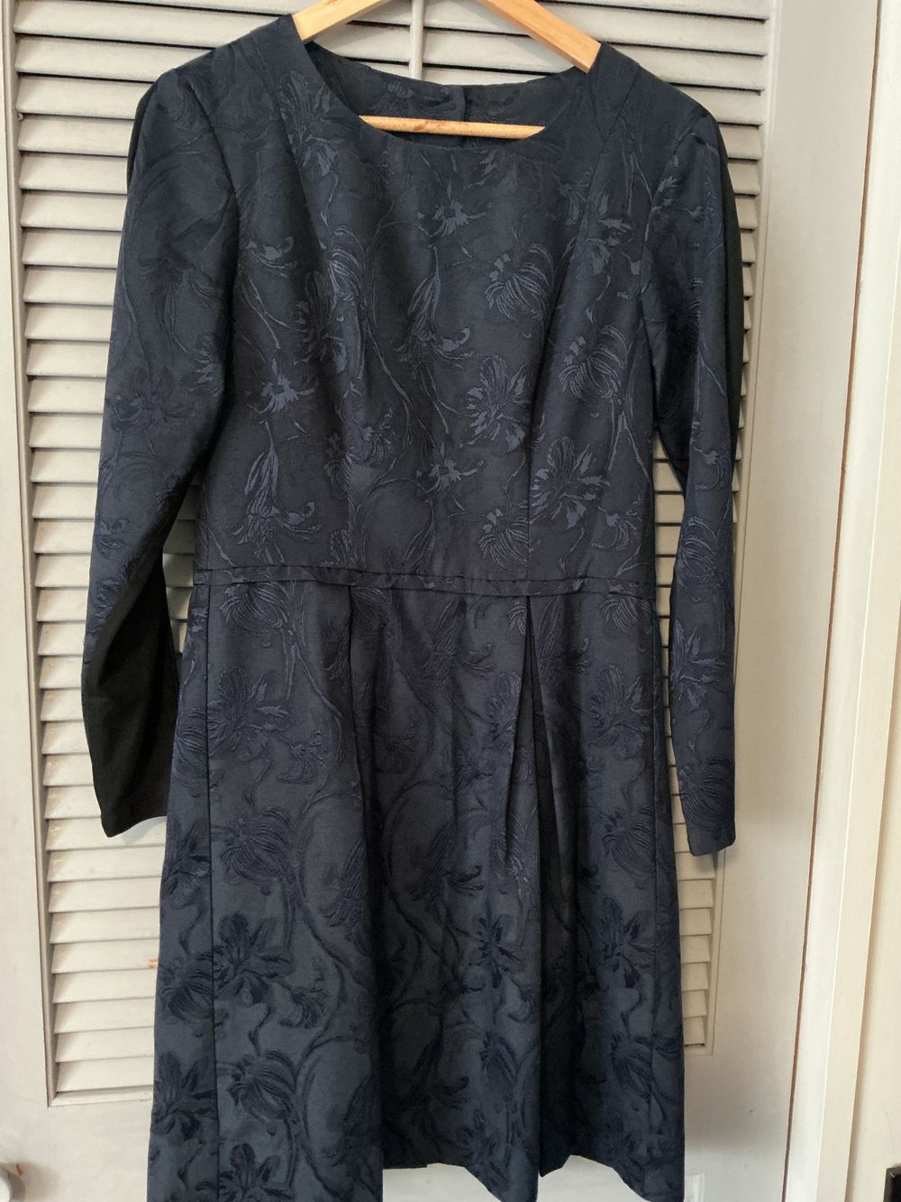 Wilson Trollope Deep Blue Floral Dress