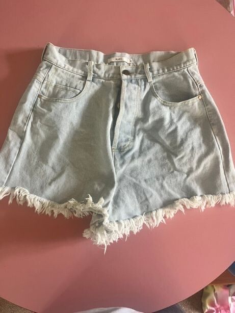 RUBY Light Blue Denim Shorts