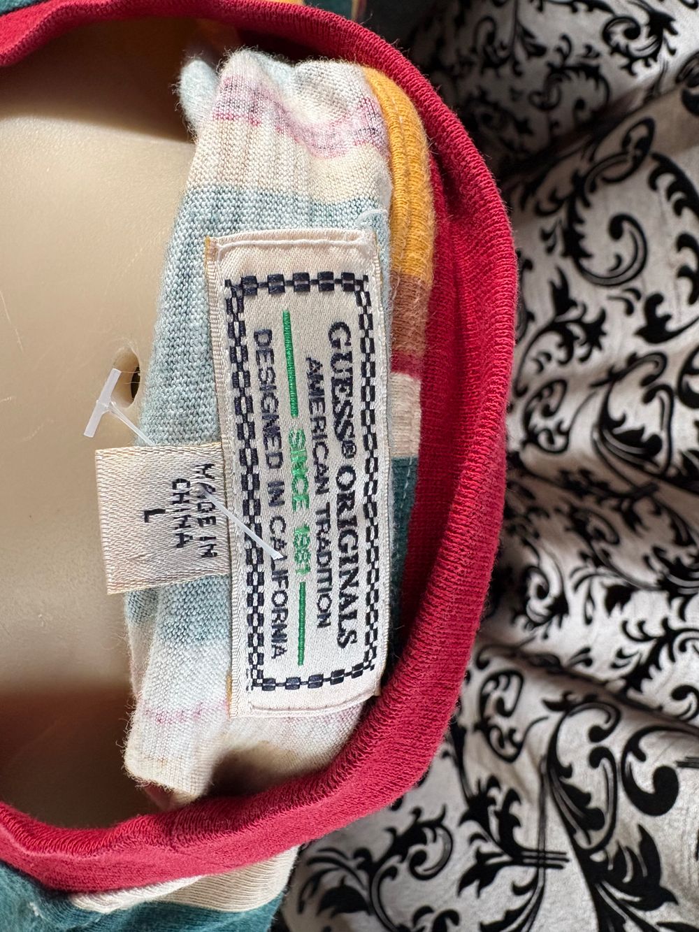 Guess Multicoloured Striped T-Shirt